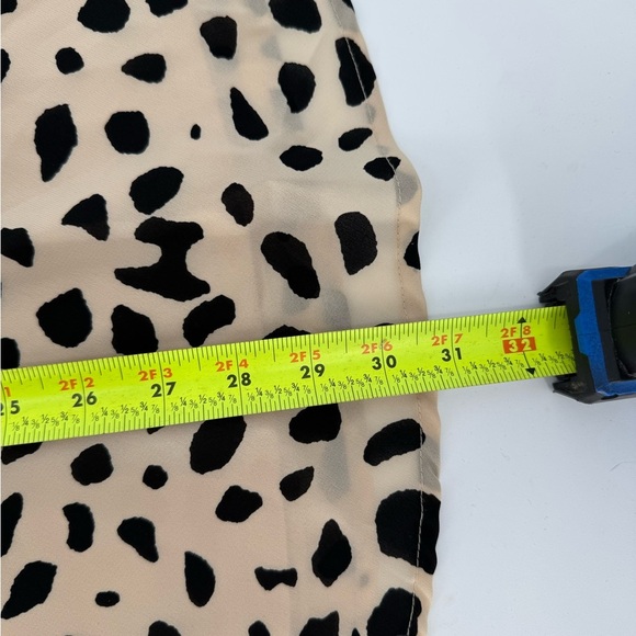 Japna Animal Print Sheer Layered Midi Skirt - Picture 7 of 9